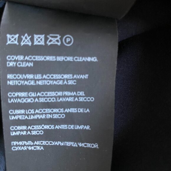 Club Monaco Oversized Chemise Blouse Shirt Navy Sz XS - Picture 11 of 12